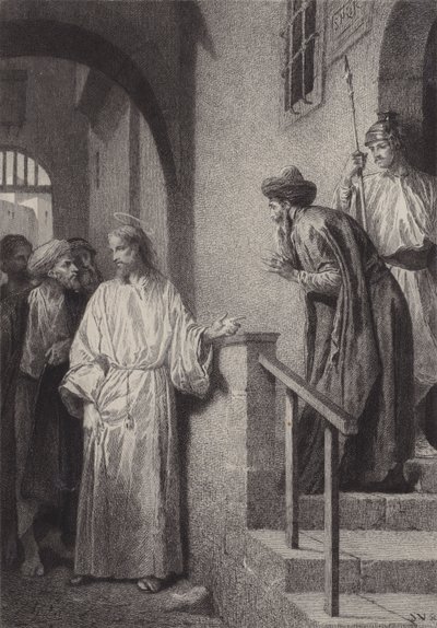 Jesu moder och bröder av after Albert Robida