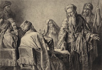 Överprästernas officerare av after Albert Robida