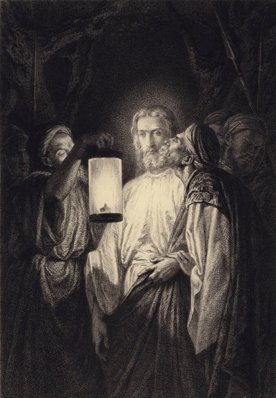 Judas förräderi av after Albert Robida