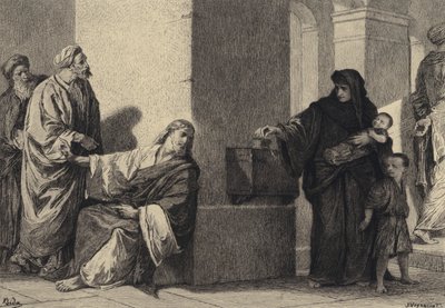 Änkekvalstret av after Albert Robida