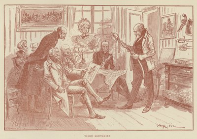 Gamla minnen av after Albert Robida