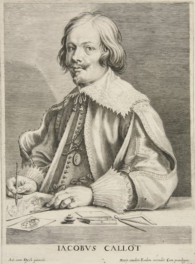 Jacques Callot, pub. 1631 av after Anthony van Dyck