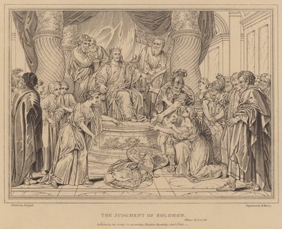 Salomos dom, 1 Kungl av after Antoine Coypel