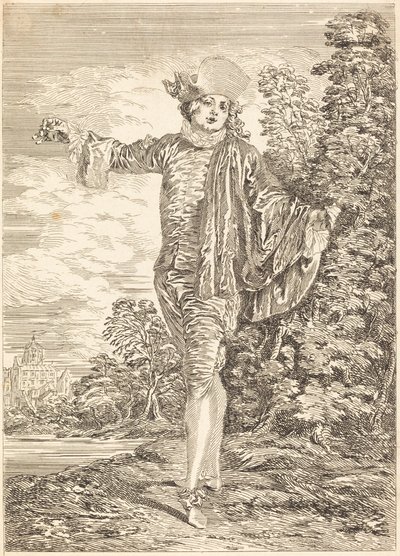 Indifferent (The Indifferent) av after Antoine Watteau
