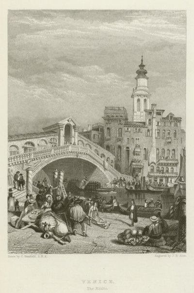Venedig, Rialto av after C. Stanfield