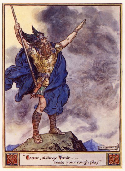 Sluta, konstiga Vanir, sluta ditt grova spel av after Charles Edmund Brock