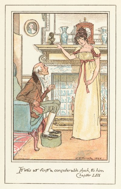 Illustration för Jane Austens Emma av after Charles Edmund Brock