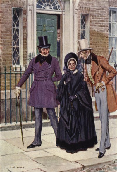 Illustration för Nicholas Nickleby av after Charles Edmund Brock