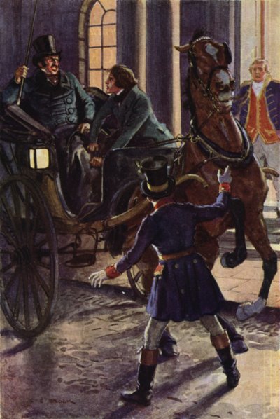 Illustration för Nicholas Nickleby av after Charles Edmund Brock