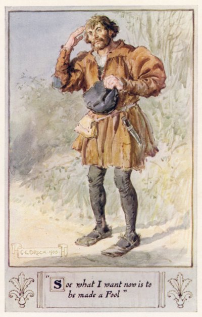 Så vad jag vill nu är att göras till en dåre av after Charles Edmund Brock