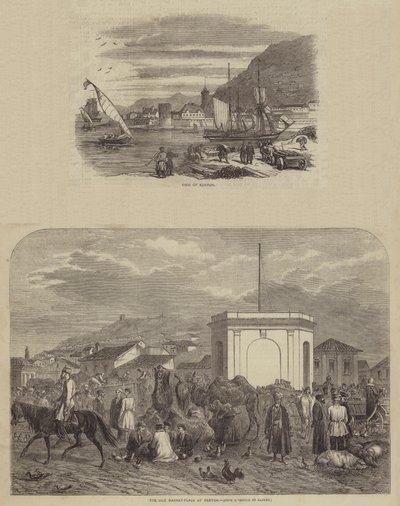Skisser av Kertch av after Denis Auguste Marie Raffet