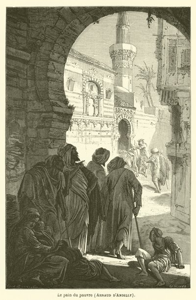 De fattigas bröd, Arnaud dAndilly av after Emile Antoine Bayard
