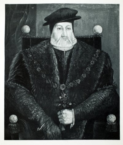 Charles Brandon, hertig av Suffolk, ca 1544, pub. 1902 (kollotyp) av after English School