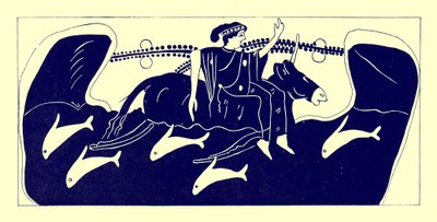 Europa and the Bull, illustration från grekiska vassmålningar av J. E. Harrison och D. S. MacColl, publicerad 1894 (digitalt förbättrad bild) av after English School