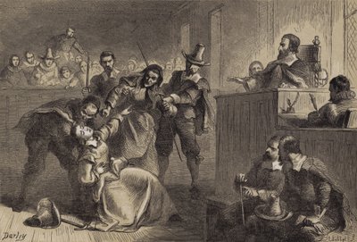 Edmund Cheesemans fru före guvernör Berkeley av after Felix Octavius Carr Darley