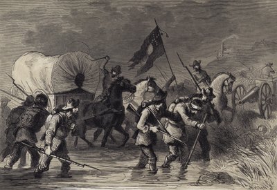 Lees reträtt efter slaget vid Gettysburg av after Felix Octavius Carr Darley