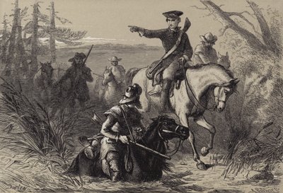 Major Washington på sitt uppdrag till den franske befälhavaren av after Felix Octavius Carr Darley