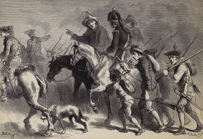 Upproret av New England Yeomanry av after Felix Octavius Carr Darley