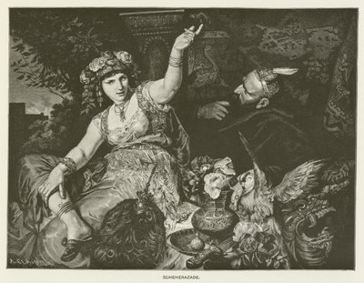 Scheherazade av after Ferdinand Keller