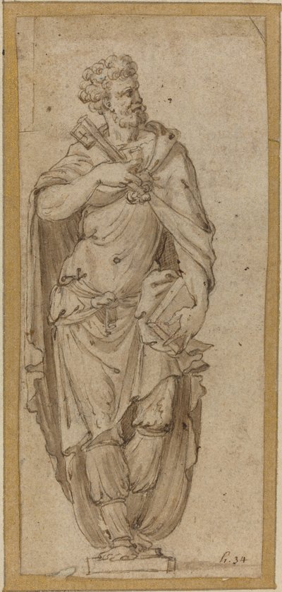 Sankt Peter av after Francesco Salviati