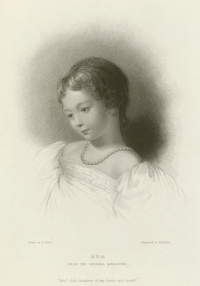 Ada Lovelace av after Frank Stone