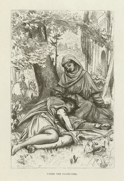 Illustration för Romola av George Eliot av after Frederic Leighton