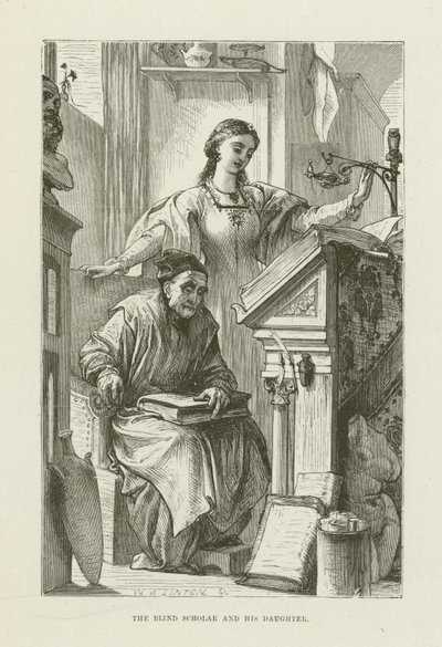 Illustration för Romola av George Eliot av after Frederic Leighton