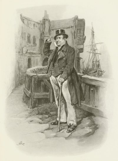 Kapten Cuttle av after Frederick Barnard