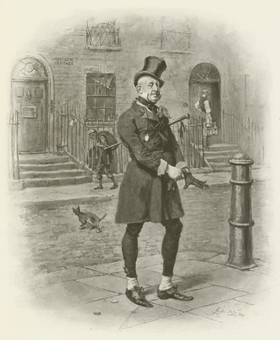 Herr Micawber av after Frederick Barnard