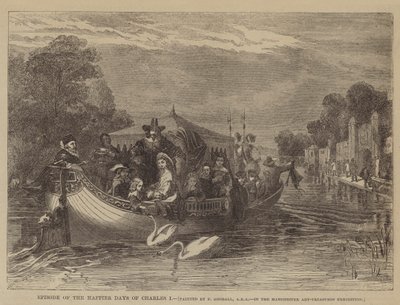 Avsnitt av The Happier Days of Charles I av after Frederick Goodall