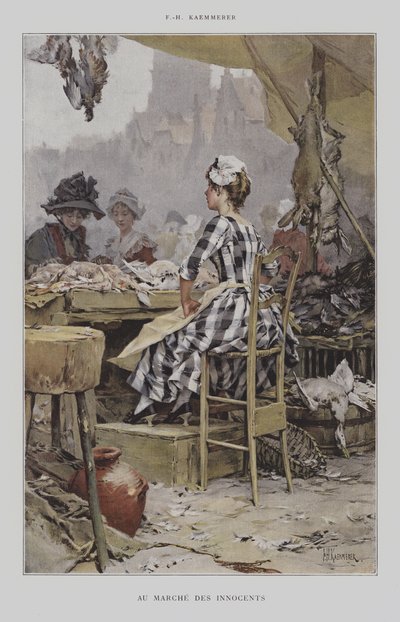 Vid de oskyldigas marsch av after Frederik Hendrik Kaemmerer
