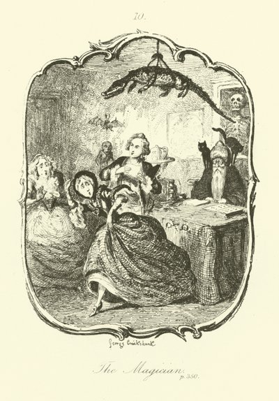 Illustration för Peregrine Pickle av Tobias Smollett av after George Cruikshank