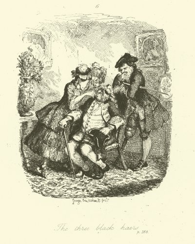 Illustration för Peregrine Pickle av Tobias Smollett av after George Cruikshank