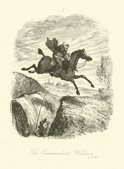 Illustration för Peregrine Pickle av Tobias Smollett av after George Cruikshank