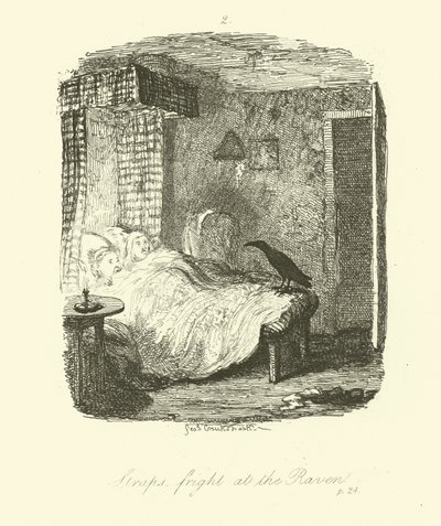 Illustration för Roderick Random av Tobias Smollett av after George Cruikshank