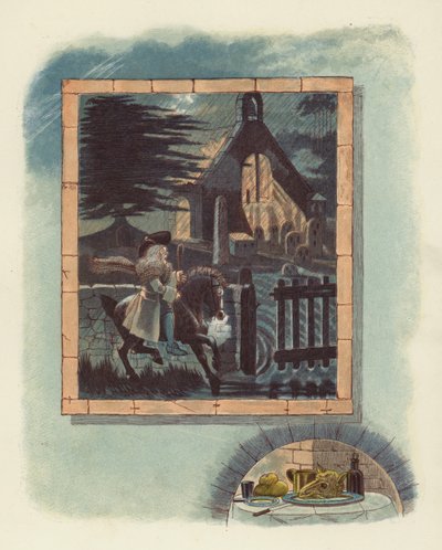 Illustration för Tam OShanter av Robert Burns av after George Cruikshank