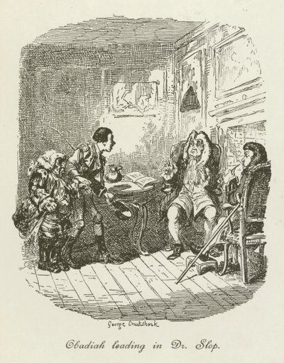 Illustration för Tristram Shandy av after George Cruikshank