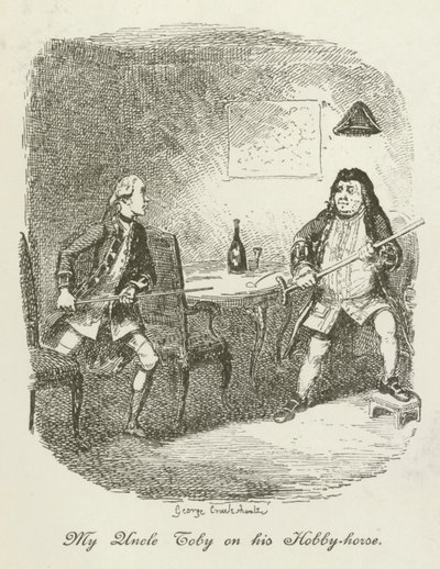 Illustration för Tristram Shandy av after George Cruikshank