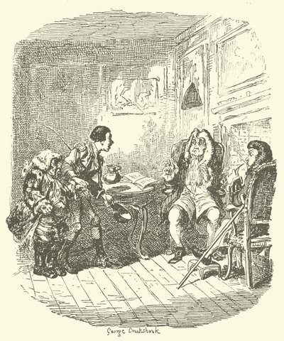 Illustration för Tristram Shandy av after George Cruikshank
