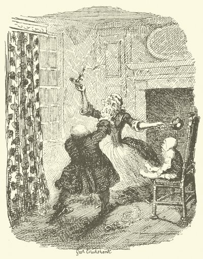 Illustration för Tristram Shandy av after George Cruikshank