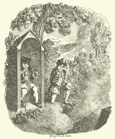 Illustration för Tristram Shandy av after George Cruikshank