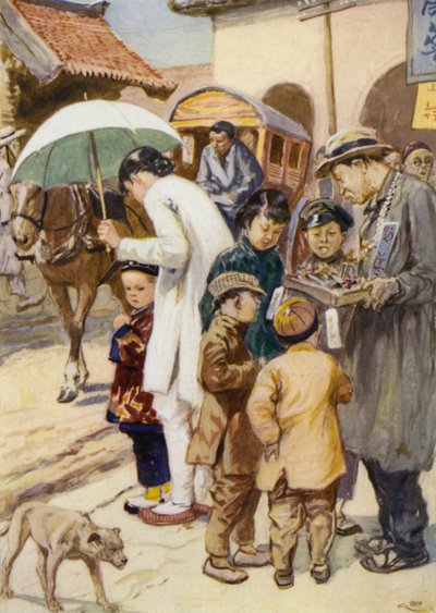 Lilla kineser av after Gordon Frederick Browne
