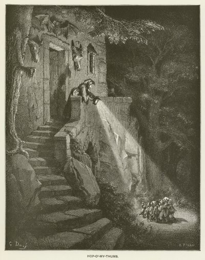 Hop-o-My-Thumb av Gustave after Dore