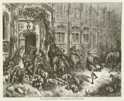 Törnrosan, prinsens ankomst av Gustave after Dore