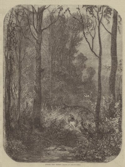 Under träden av Gustave after Dore