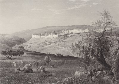 Staden Jerusalem av after Harry Fenn