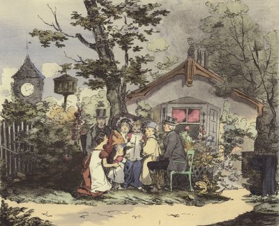 En minister och hans familj av after Henri Bonaventure Monnier