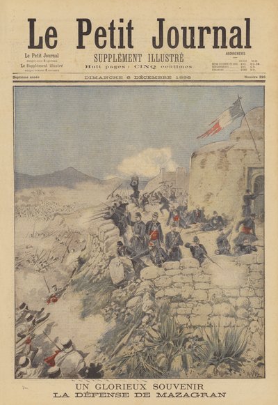 Ett härligt minne. Försvaret av Mazagran av after Henri Meyer