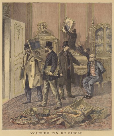 Ett djärvt rån av after Henri Meyer