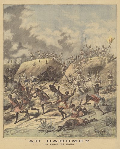 Erövring av Cana av fransmännen, Dahomey av after Henri Meyer